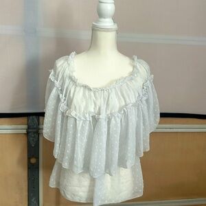 off the shoulder blouse